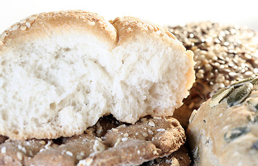 Image showing Assortment of baked bread