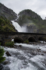 Image showing Lotefossen, Hordaland, Norway