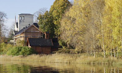 Image showing House near the sea. 