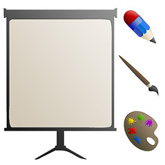Image showing Objects for drawing