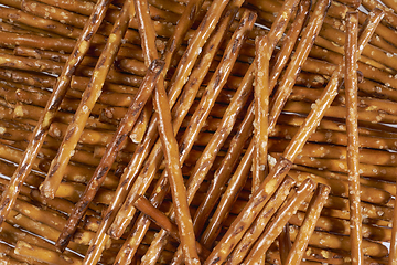 Image showing salt sticks closeup