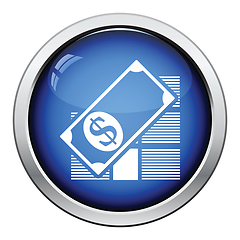 Image showing Stack of banknotes icon