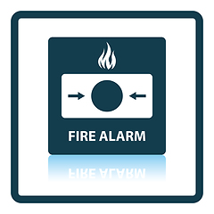 Image showing Fire alarm icon