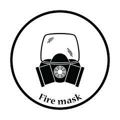 Image showing Fire mask icon