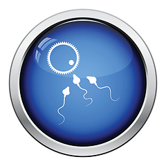 Image showing Sperm and egg cell icon