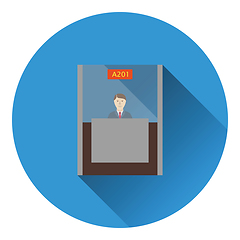 Image showing Bank clerk icon