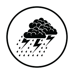 Image showing Thunderstorm icon