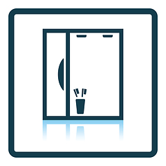 Image showing Bathroom mirror icon