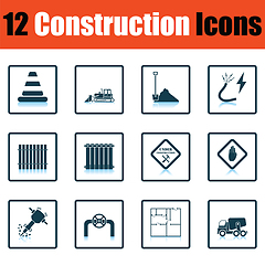 Image showing Construction icon set