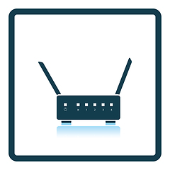 Image showing Wi-Fi router icon