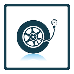 Image showing Tire pressure gage icon