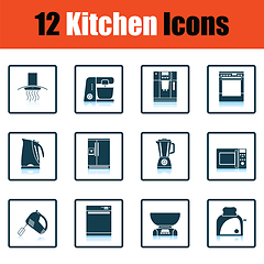 Image showing Kitchen icon set