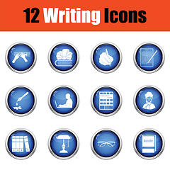 Image showing Set of writer icons