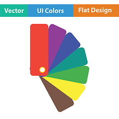 Image showing Color samples icon