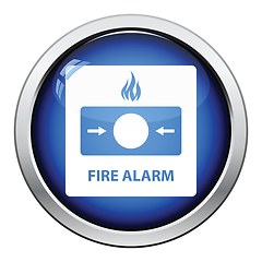 Image showing Fire alarm icon