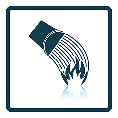 Image showing Fire bucket icon