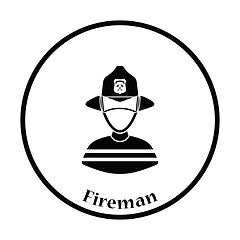 Image showing Fireman icon