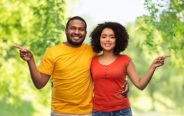 Image showing happy african american couple