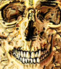 Image showing skull background