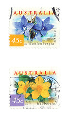 Image showing Australia stamps