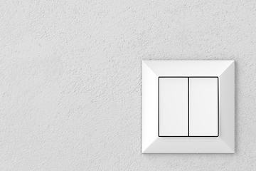 Image showing Double light switch