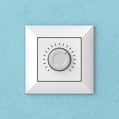 Image showing Dimmer light switch