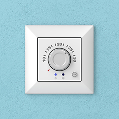 Image showing Air conditioner control panel