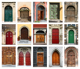 Image showing Doors set