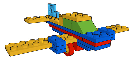 Image showing A toy object vector or color illustration