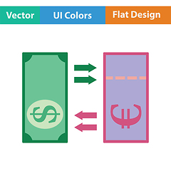 Image showing Currency exchange icon