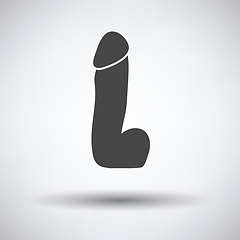 Image showing Rubber dildo icon