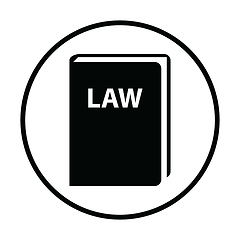 Image showing Law book icon