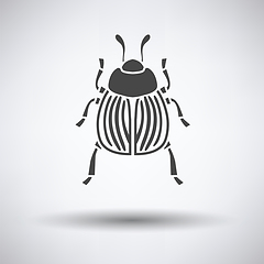 Image showing Colorado beetle icon