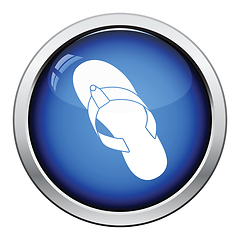 Image showing Flip flop icon