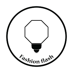 Image showing Icon of portable fashion flash