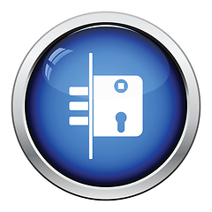 Image showing Door lock icon