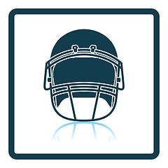 Image showing American football helmet icon