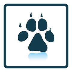 Image showing Dog trail icon