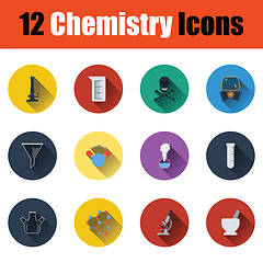 Image showing Chemistry icon set