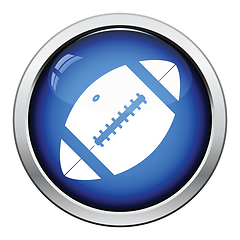 Image showing American football ball icon