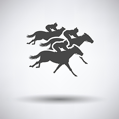 Image showing Horse ride icon