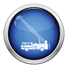 Image showing Fire service truck icon