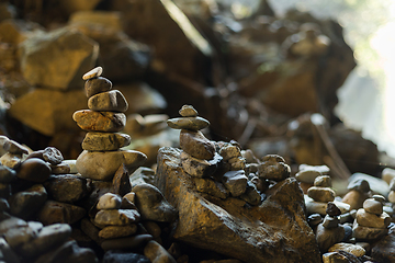 Image showing Pile of rock stone