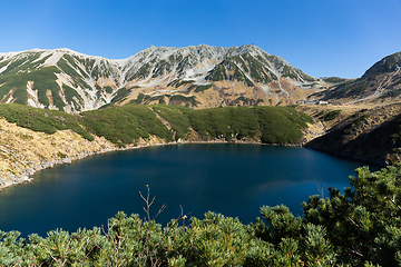 Image showing Beautiful landscape in tateyama of Japan