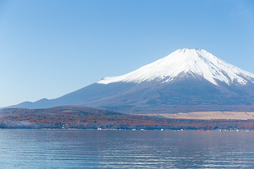 Image showing Mountain Fuji and Lake Yamanaka