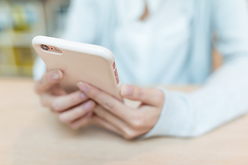 Image showing Woman use of cellphone