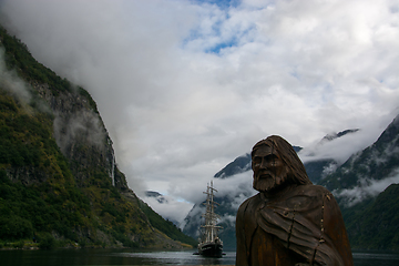 Image showing Gudvangen, Sogn og Fjordane, Norway