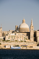 Image showing valletta malta grand harbor 