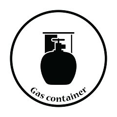 Image showing Camping gas container icon