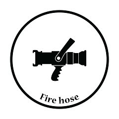 Image showing Fire hose icon